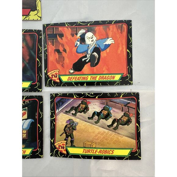 Lot Of 7 Topps 1989 2nd Series Collectable Cards Teenage Mutant Ninja Turtles - Picture 5 of 8